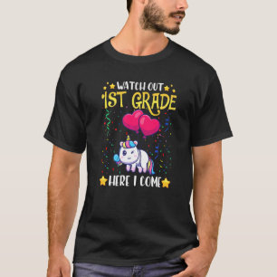 Se upp 1:a klass här kommer jag barnens första dag t shirt