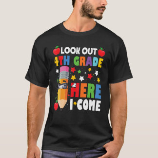 Se upp 4:e Klass här i Komen förra skoldagen T Shirt