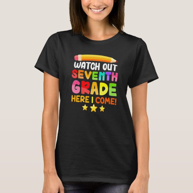 Se upp 7:e Klass här i Kom Back to school Gir T Shirt (Framsida)