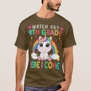 Se upp 9:e Klass här i Kom Back to school Uni T Shirt