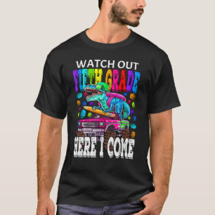 Se upp femte Klass här i Kom Monster Lastbil Di T Shirt