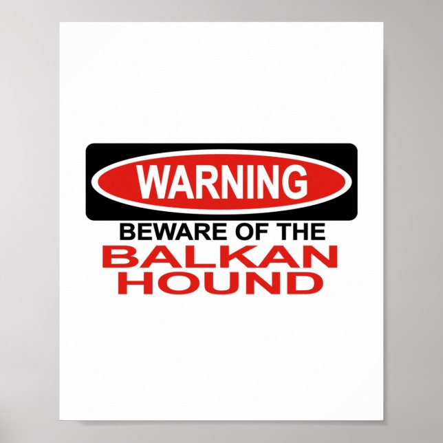 Se upp för Balkan Hound Poster (Framsidan)