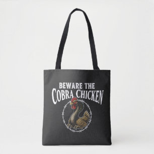 Se upp för Cobra Chicken Roligt Sarcasticstiskt Me Tygkasse