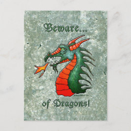 Se upp för Dragons Stone-synbakgrunden Vykort