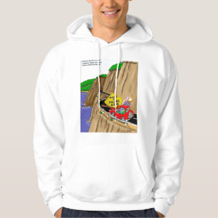 Se upp för fallande skyltar Rolig hoodie av Rick L