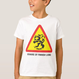 Se upp för finska lejon Barn T-shirt