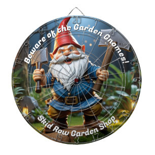 Se upp för Garden Gnomes Funny Darttavla
