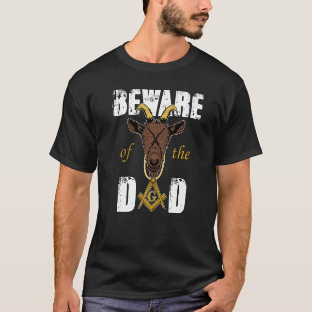 Se upp för Goat Masons Pappa Freemason Far D T Shirt (Framsida)