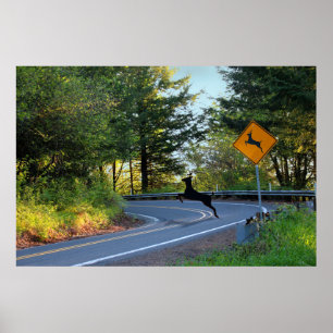 Se upp för Hjorten Poster