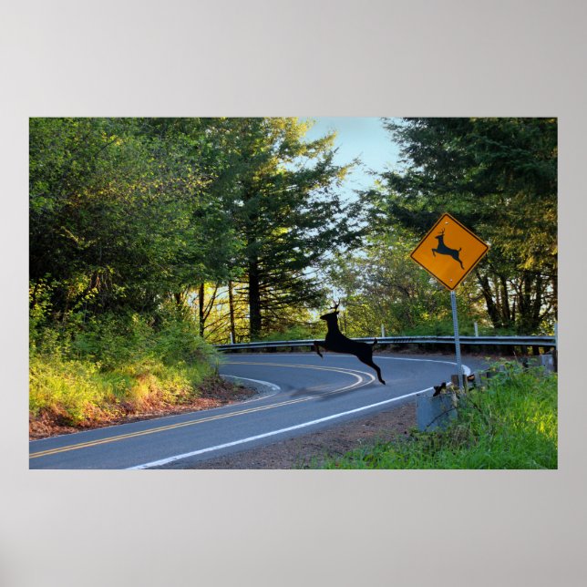 Se upp för Hjorten Poster (Framsidan)