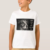 Se upp för hund, anpassningsbar-husfoto T-Shirt