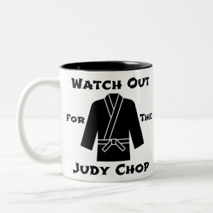Se upp för Judy Chop Två-Tonad Mugg