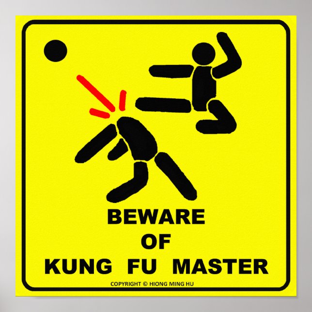 Se upp för Kung fu mästare Poster (Framsidan)