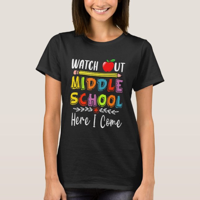 Se upp för Mitten-skolan här i Kom T Shirt (Framsida)