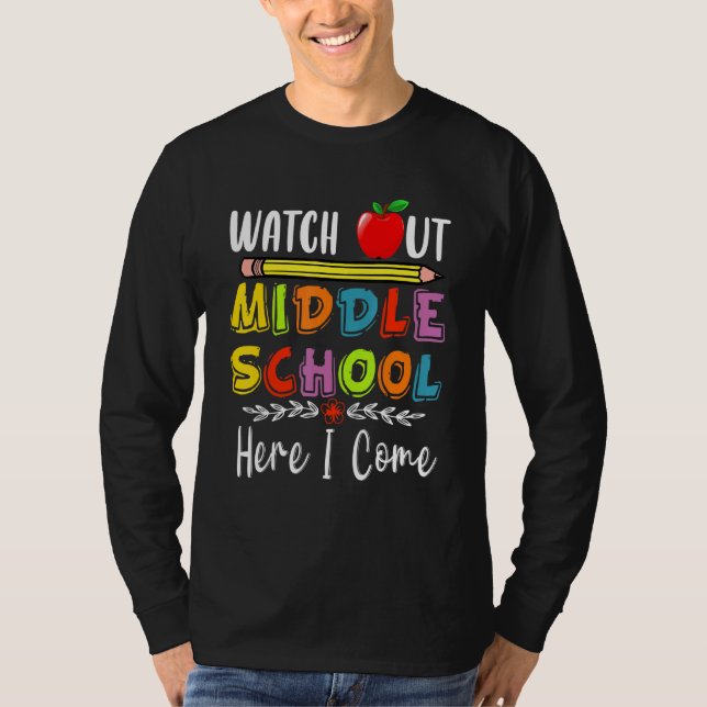 Se upp för Mitten-skolan här i Kom T Shirt (Framsida)
