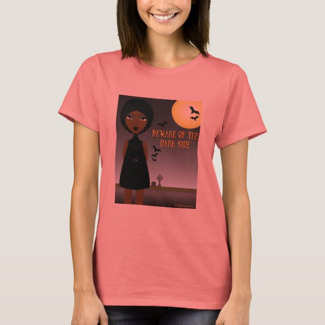 Se upp för Mörk T'Shirt Tee Shirt (Framsida)