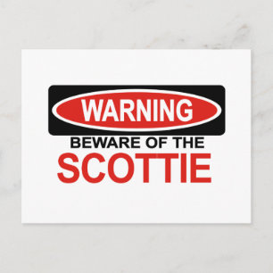 Se upp för Scottie Vykort