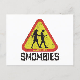 Se upp för Smombies Vykort