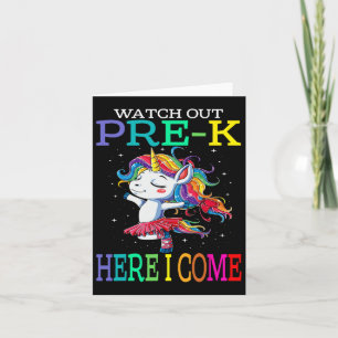 Se upp förk här, Kom Unicorn Byck till skolan Kort