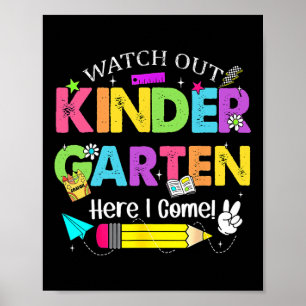 Se upp förskola här kommer jag barn tillbaka till poster