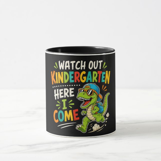 Se upp förskola här kommer jag Dino Mugg (Center)