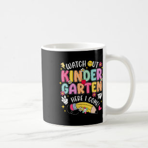 Se upp förskola här kommer jag tillbaka till skola kaffemugg