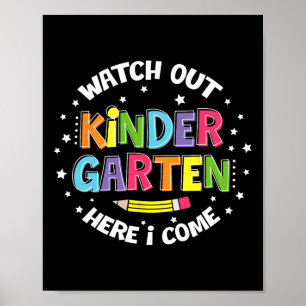 Se upp förskola här kommer jag tillbaka till skola poster