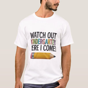 Se upp förskola här kommer jag tillbaka till skola t shirt