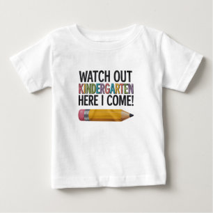 Se upp förskola här kommer jag tillbaka till skola t shirt