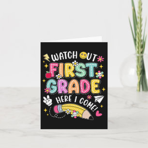 Se upp första klass här kommer jag tillbaka till s kort