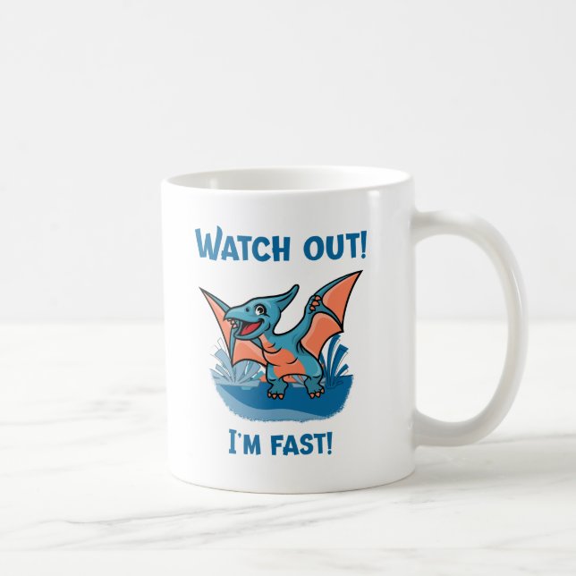 Se upp! Jag är snabb! Kaffemugg (Höger)