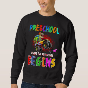 Se upp, jag ska krossa förskolevibbar Dino Lång Ärmad Tröja