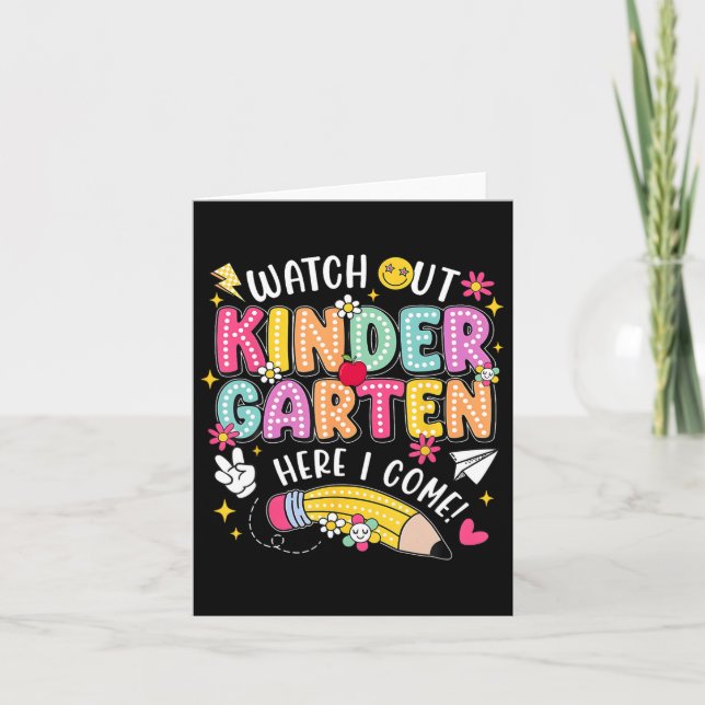 Se upp Kindergarten här i Kom Back to school Kort (Framsida)