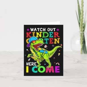 Se upp Kindergarten här i Kom Dinosaurs Byck Kort