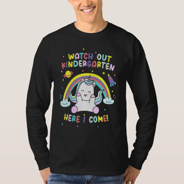 Se upp Kindergarten här i Kom Unicorn T Shirt (Framsida)