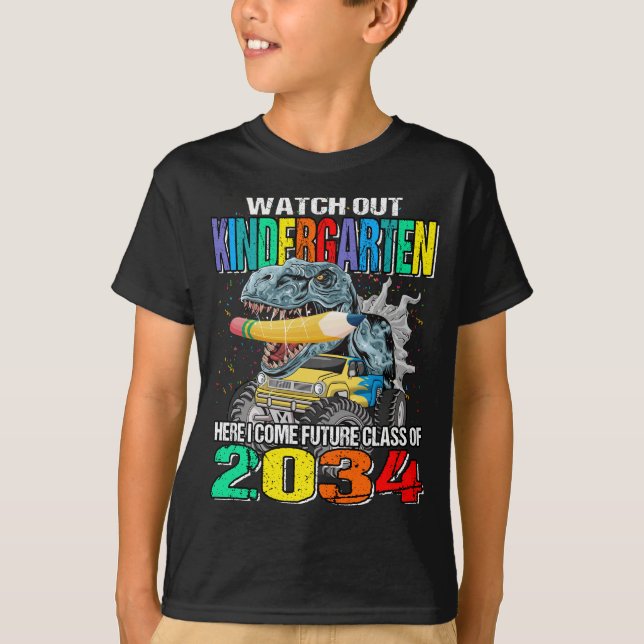 Se upp Kindergarten här i Komen Framtid T Shirt (Framsida)
