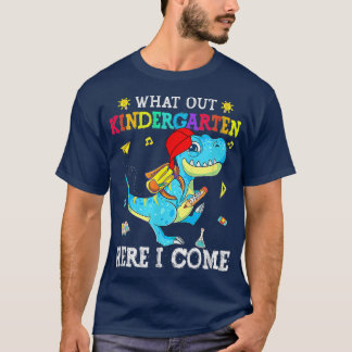 Se upp Kindergarten här, jag Kom Dinosaur bak t T Shirt
