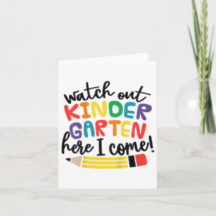 Se upp Kindergarten här, jag Kom Kinder CK till SC Kort