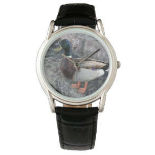 Se upp med anka på ansikte. armbandsur