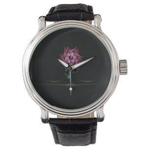 Se upp med Rosa och Lila Blanka design Armbandsur