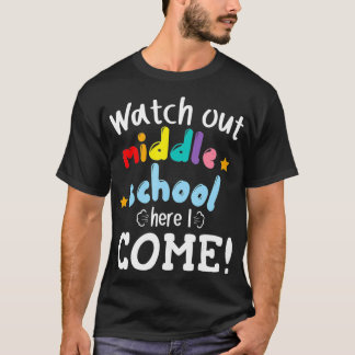 Se upp på Mitten-skolan här i Kom, högre Student T Shirt