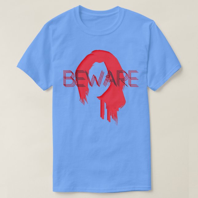 Se upp Rödhåriget T Shirt (Design framsida)