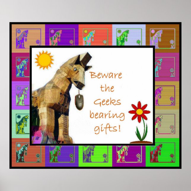 Se upp så att Geeks har presenter Poster (Framsidan)