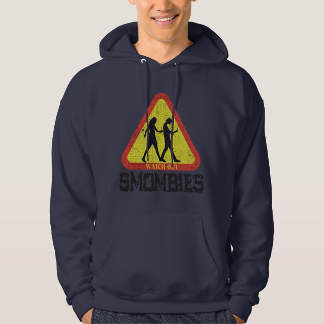 Se upp Smombies Hoodie (Framsida)