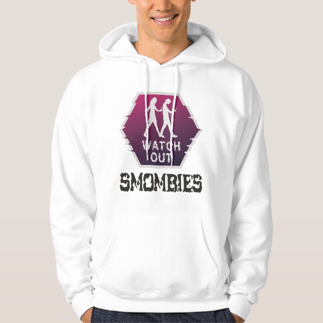 Se upp Smombies Hoodie (Framsida)