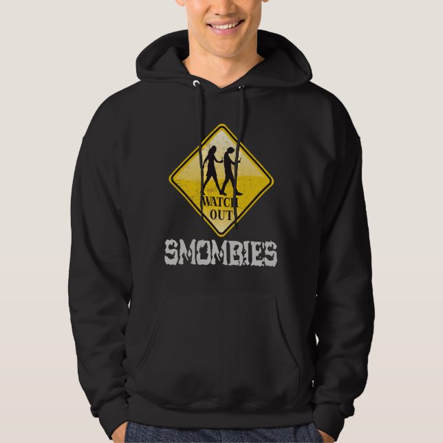 Se upp Smombies Hoodie (Framsida)