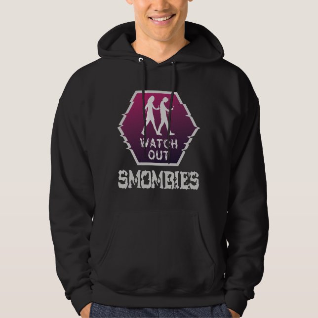 Se upp Smombies Hoodie (Framsida)