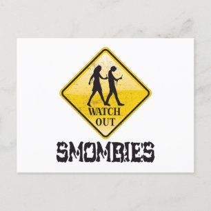 Se upp Smombies Vykort