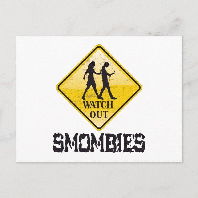 Se upp Smombies Vykort (Framsida)