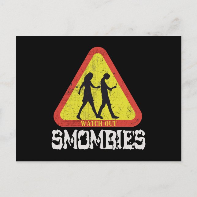 Se upp Smombies Vykort (Framsida)